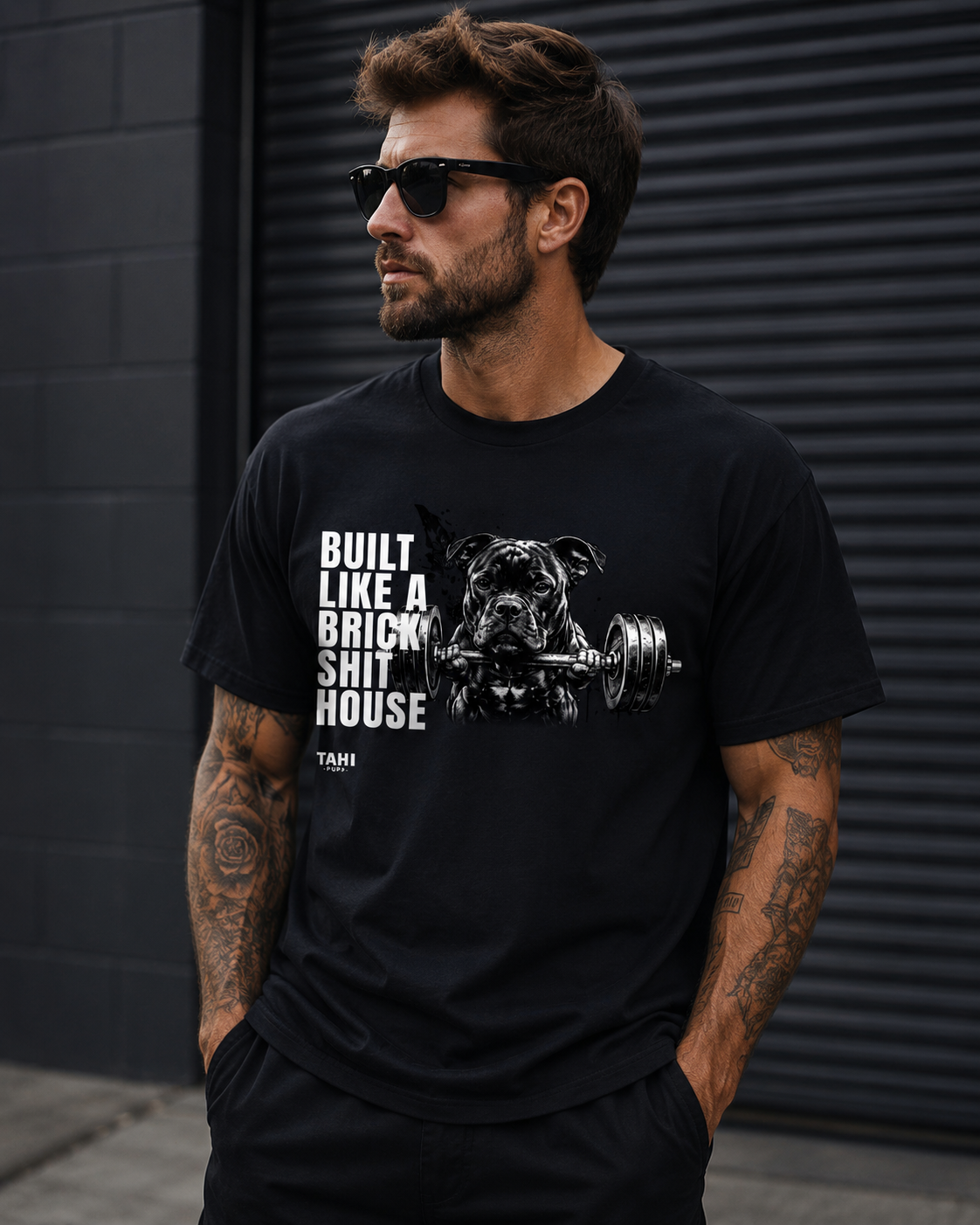 Built Like a Brick Shit House Strong Unisex Super T-Shirt