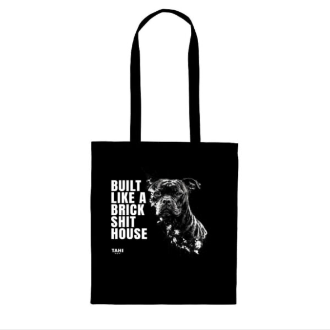 Built Like a Brick Shithouse Strong Cotton Tote Bag