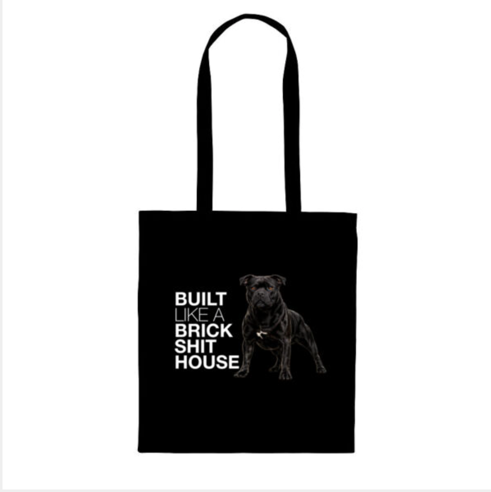 Built Like a Brick Shithouse Cotton Tote Bag