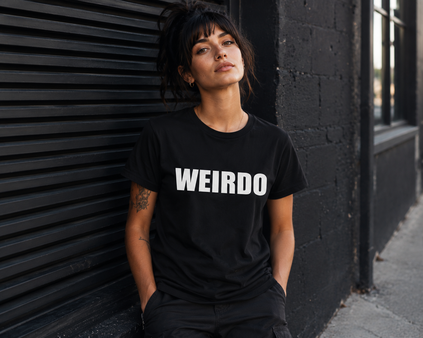 Weirdo Plain Unisex Unisex Super T-Shirt
