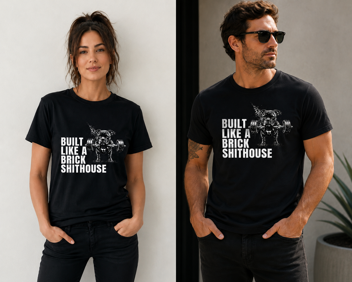Built Like a Brick Shithouse Weights Unisex Super T-Shirt
