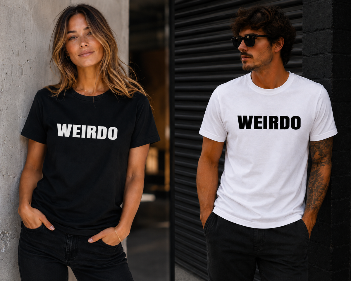 Weirdo Plain Unisex Unisex Super T-Shirt