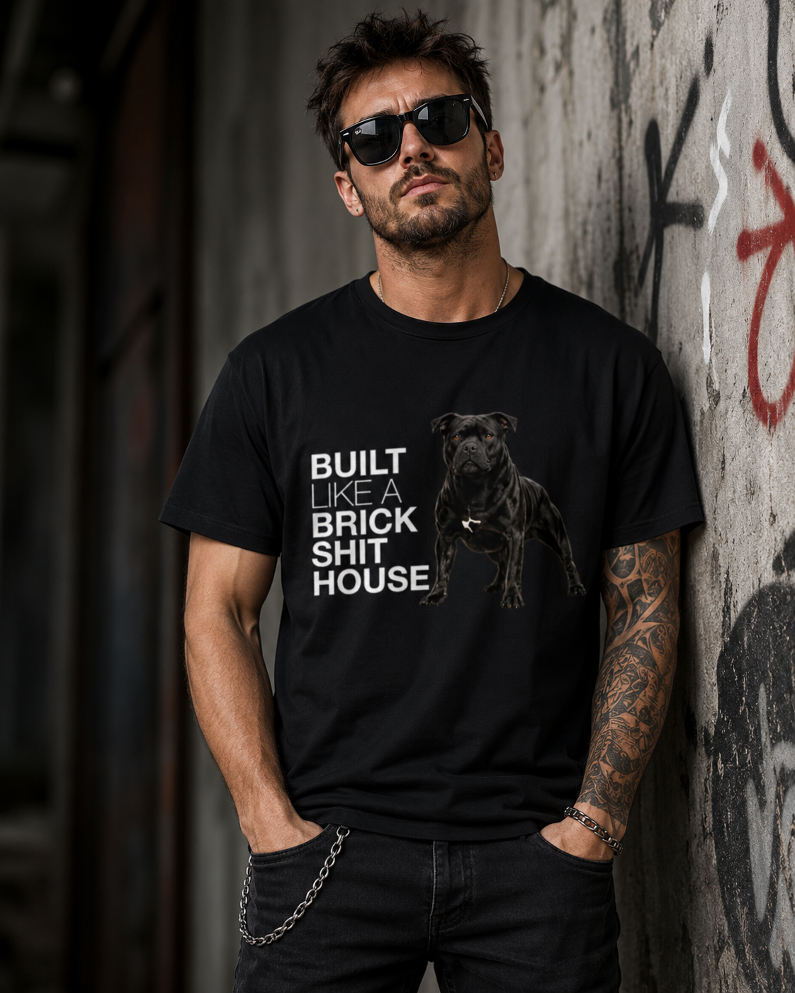 Built Like a Brick Shithouse Unisex Super T-Shirt
