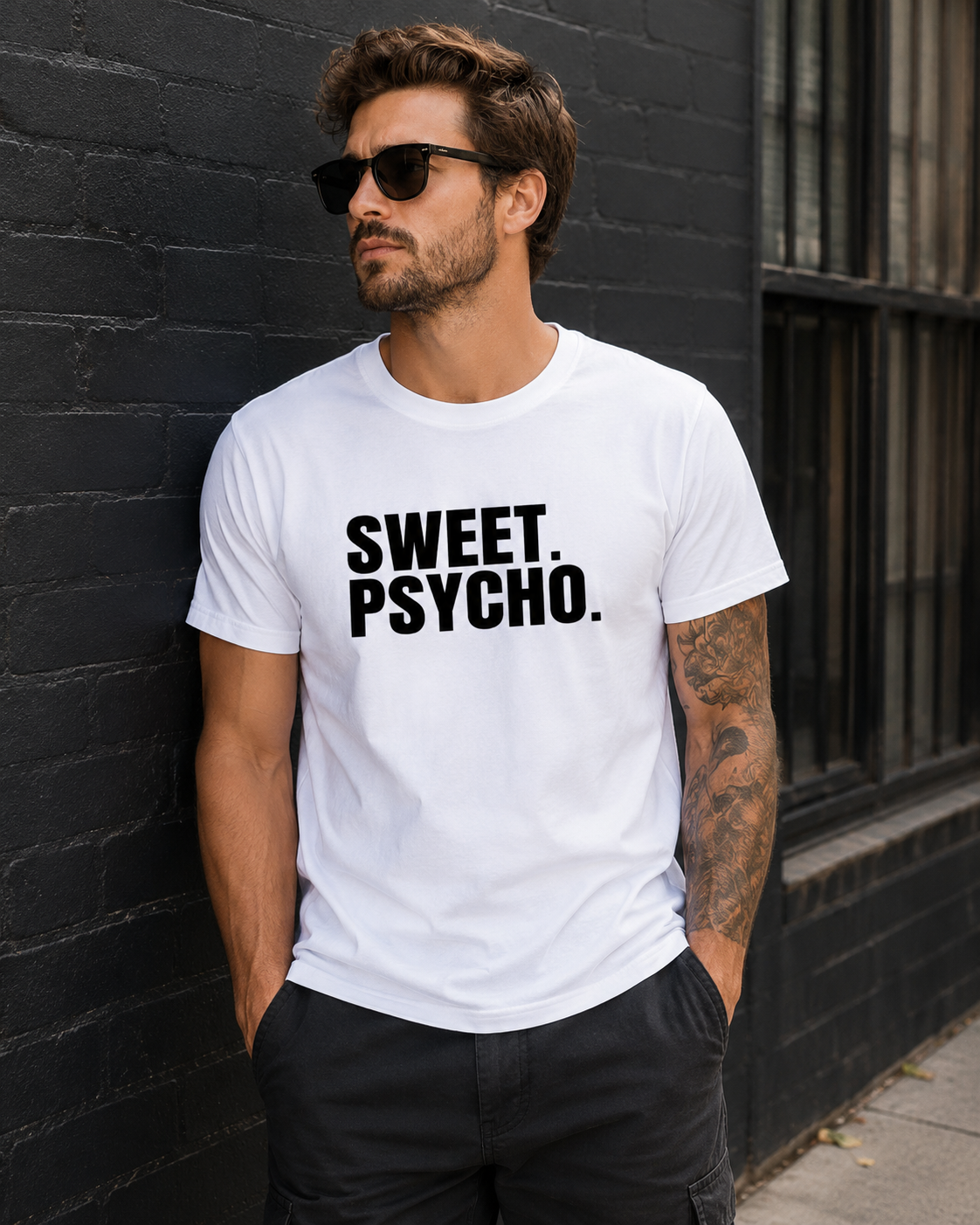 Sweet. Psycho. Plain Unisex Unisex Super T-Shirt