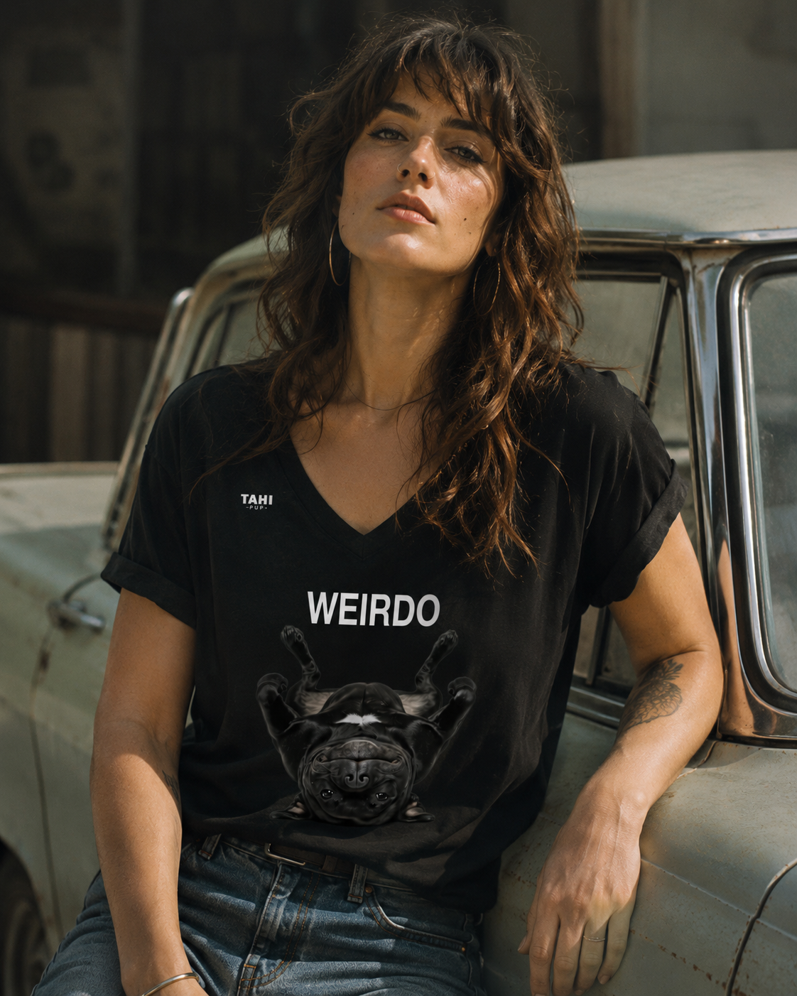 Weirdo Female V-Neck T-Shirt