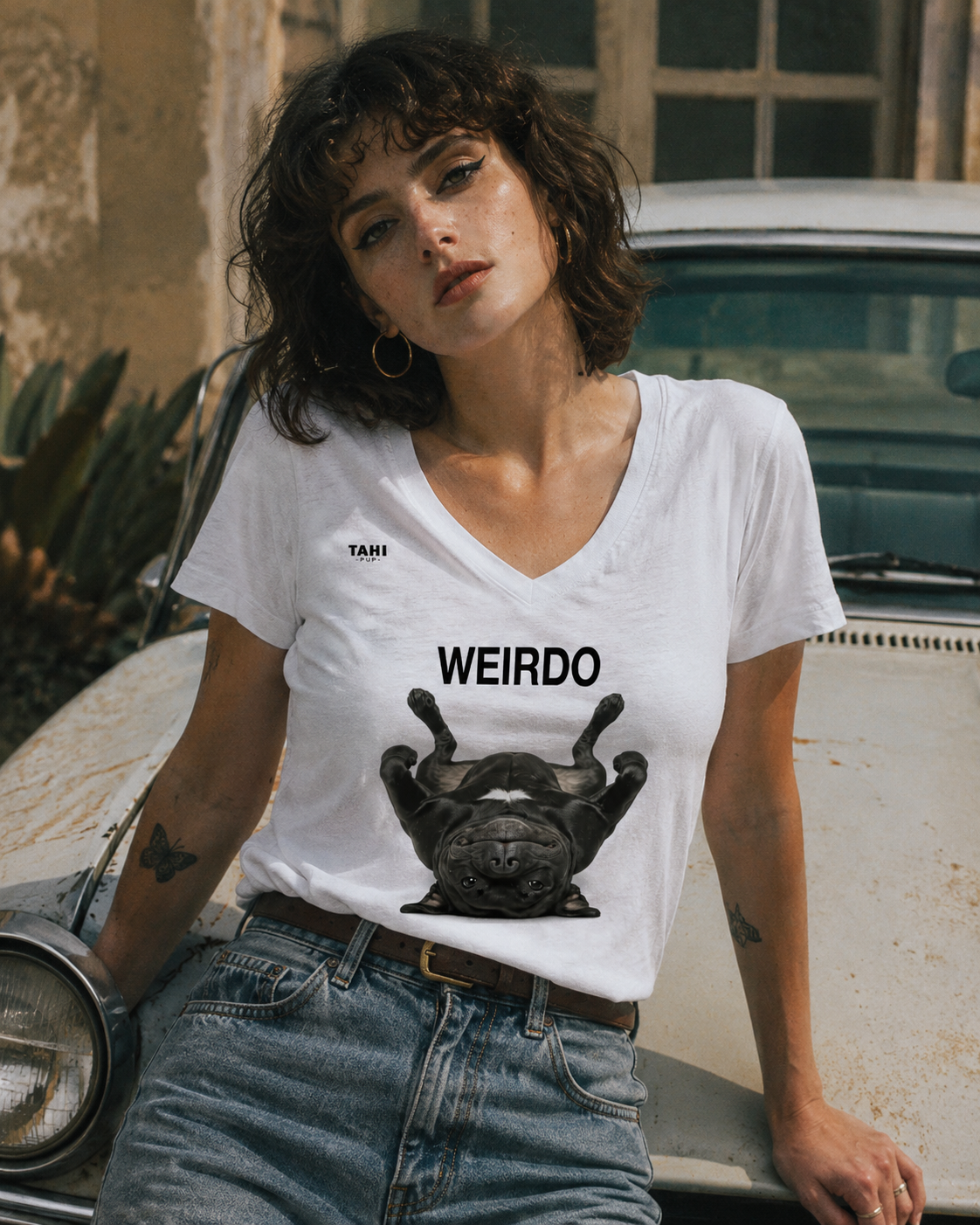 Weirdo Female V-Neck T-Shirt