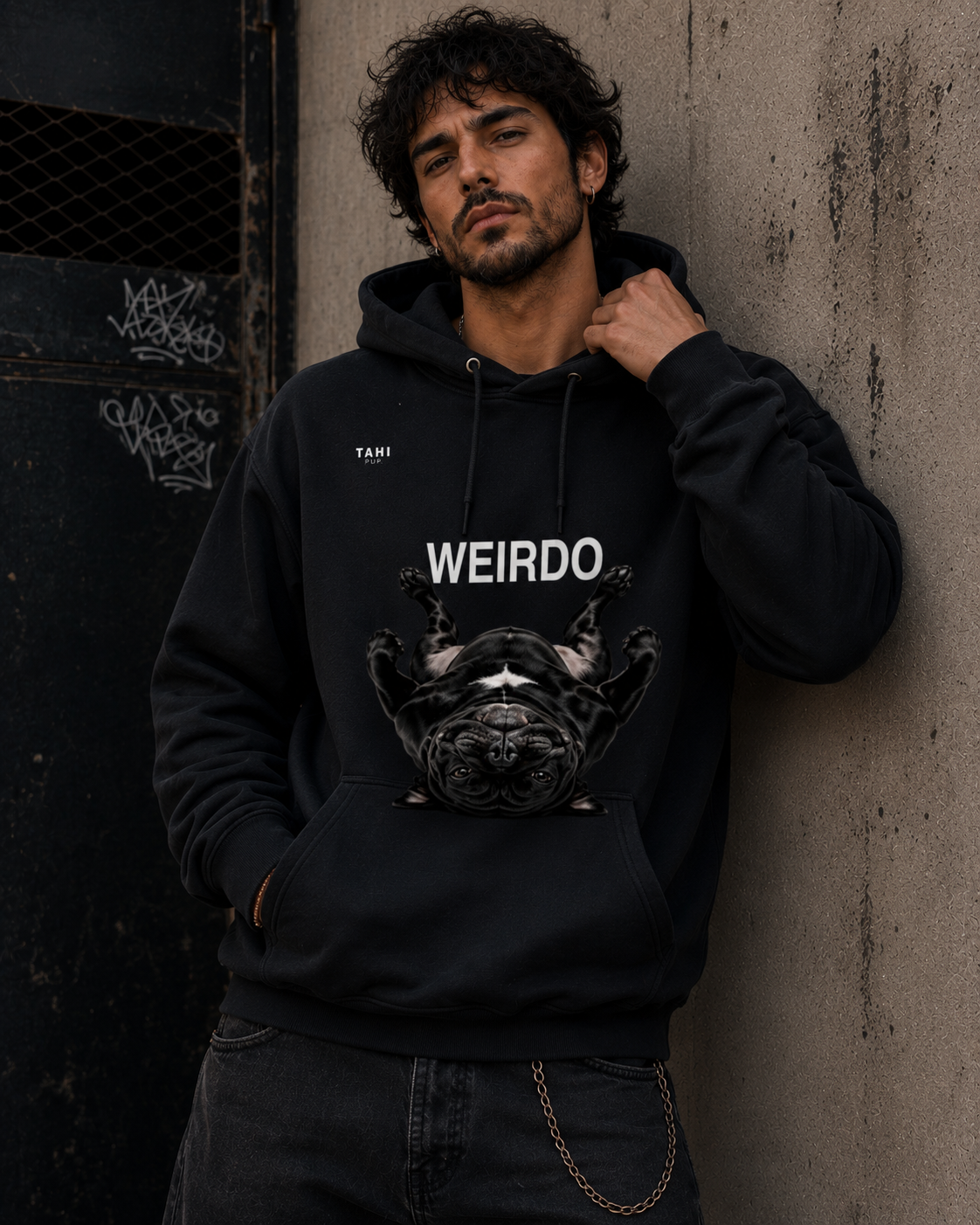 Weirdo Unisex Stencil Hoodie