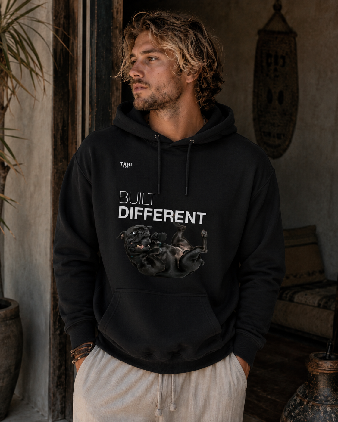 Built Different Unisex Stencil Hoodie