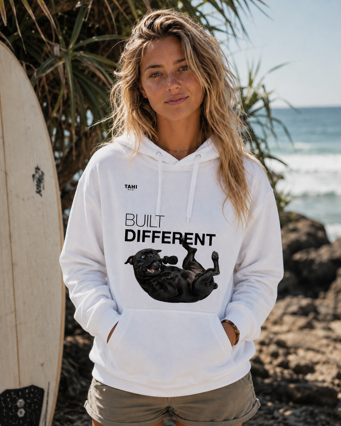 Built Different Unisex Stencil Hoodie