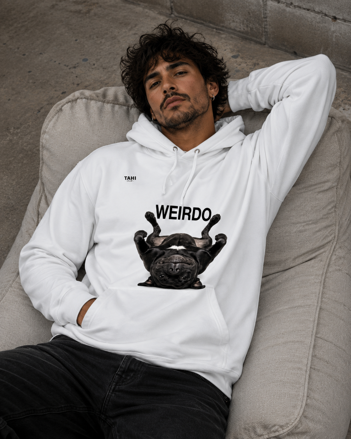Weirdo Unisex Stencil Hoodie