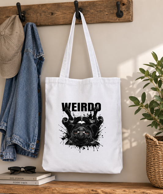 Weirdo Two Cotton Tote Bag