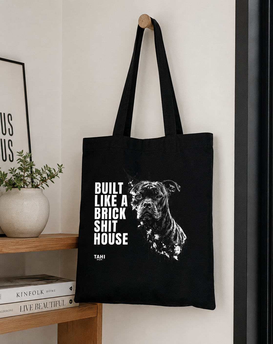 Built Like a Brick Shithouse Tank Cotton Tote Bag