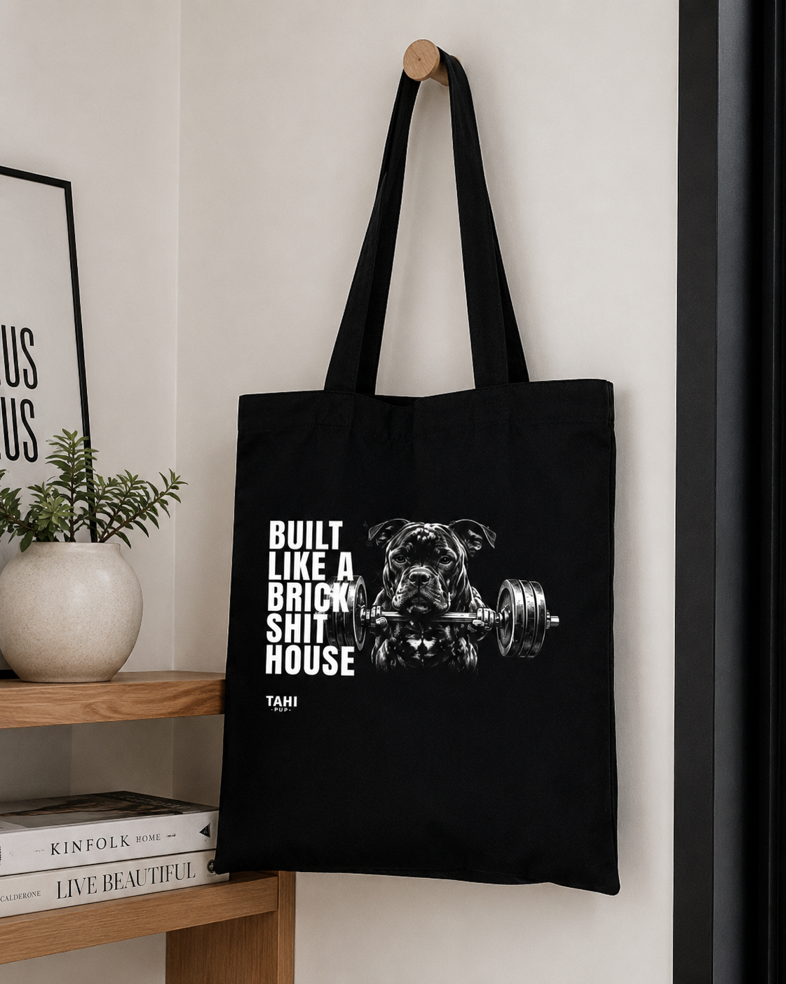 Built Like a Brick Shithouse Strong Cotton Tote Bag
