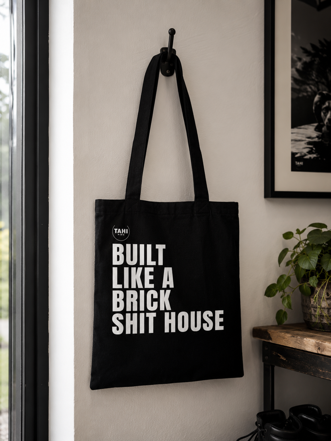 Built Like a Brick Shithouse Plain Cotton Tote Bag