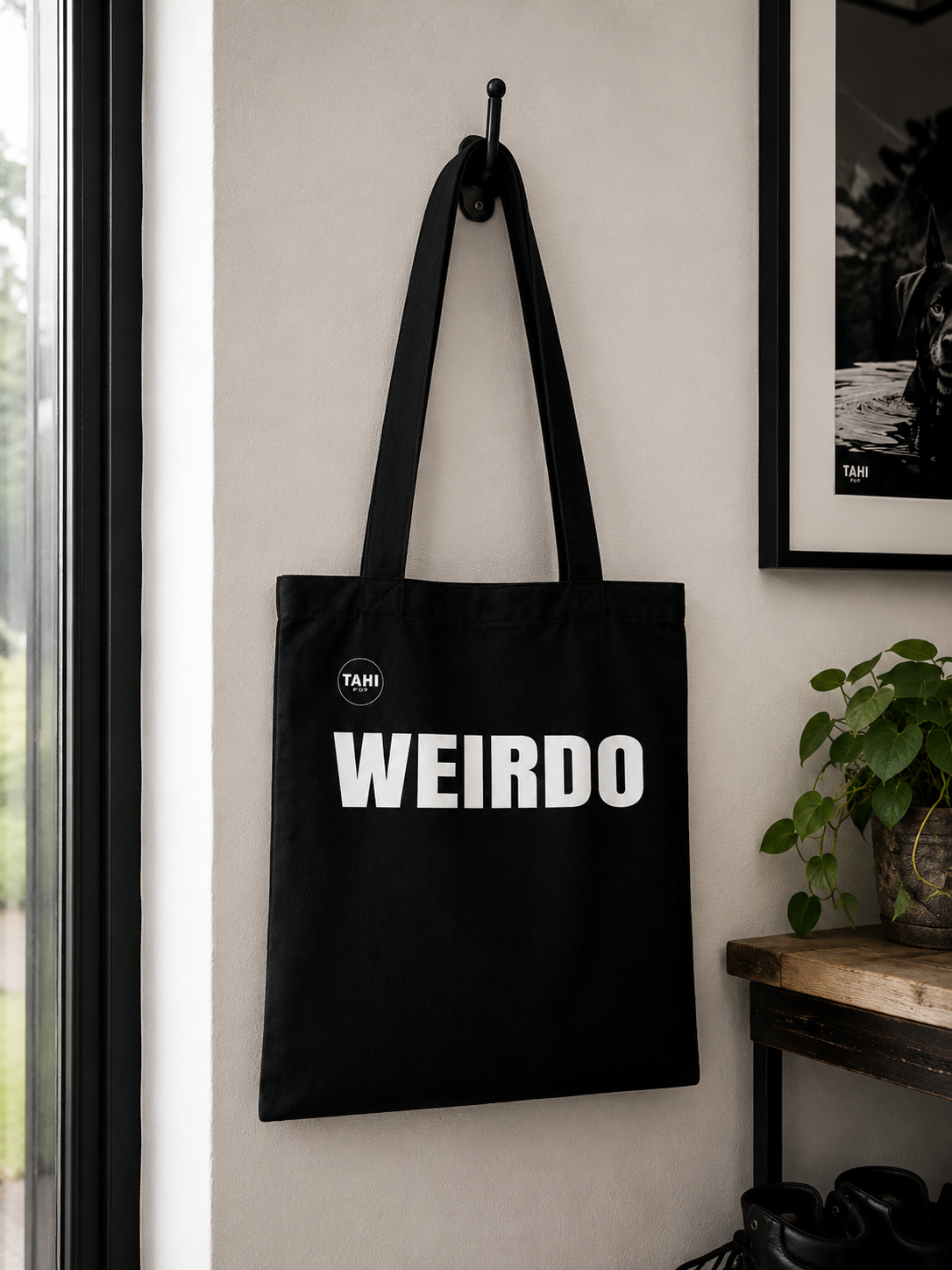 Weirdo Plain Cotton Tote Bag
