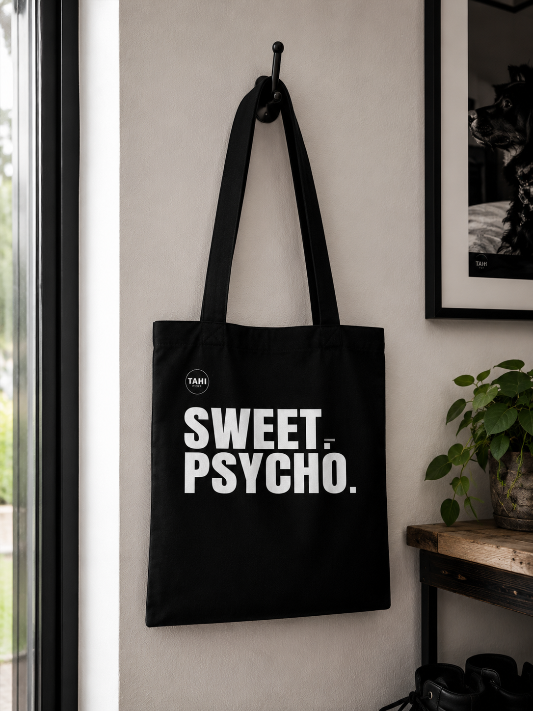 Sweet. Psycho. Plain. Branded Tote Bag