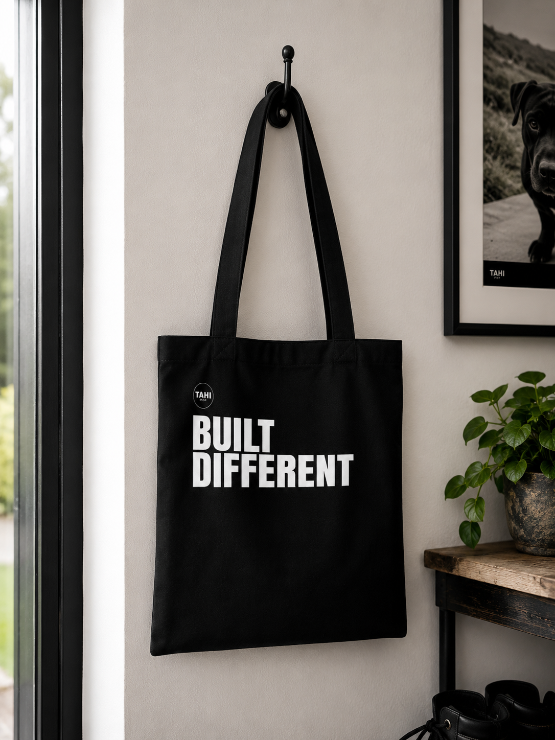 Built Different Plain Cotton Tote Bag