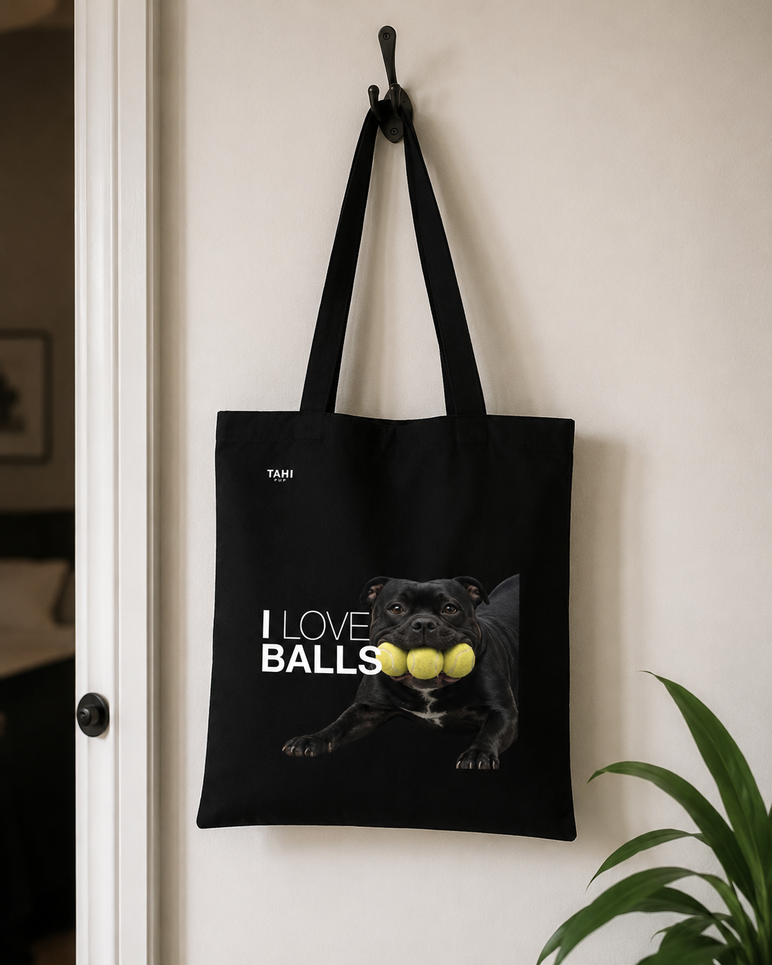 I Love Balls Cotton Tote Bag