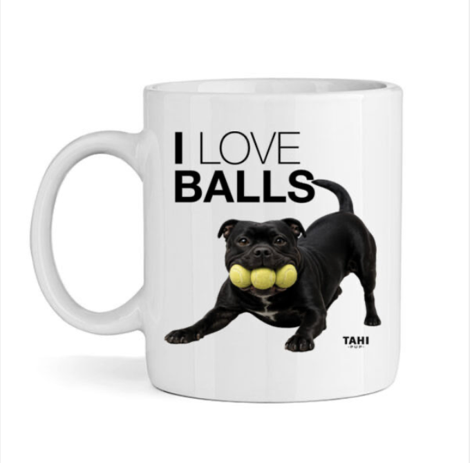 I Love Balls Ceramic Mug
