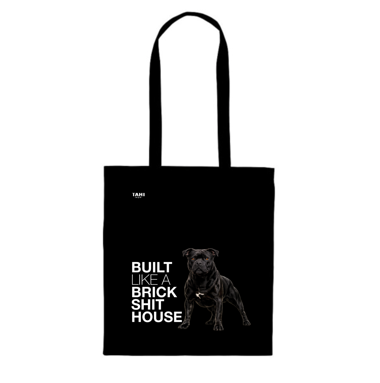 Built Like a Brick Shithouse Cotton Tote Bag