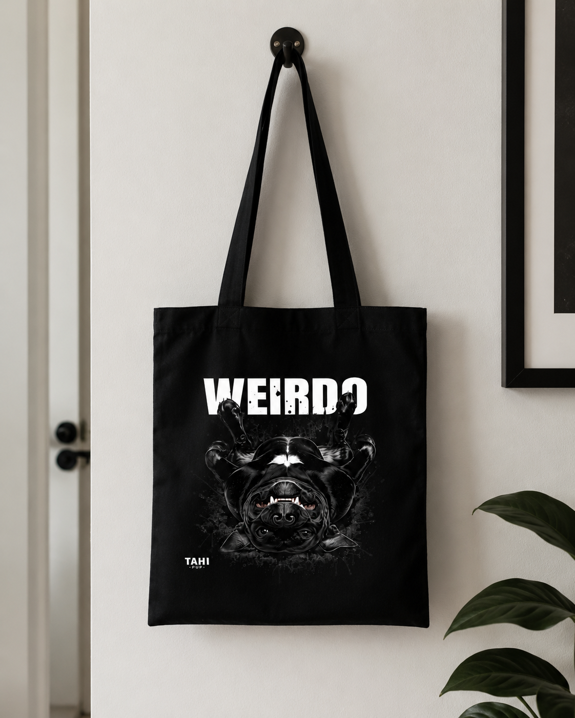 Weirdo Two Cotton Tote Bag