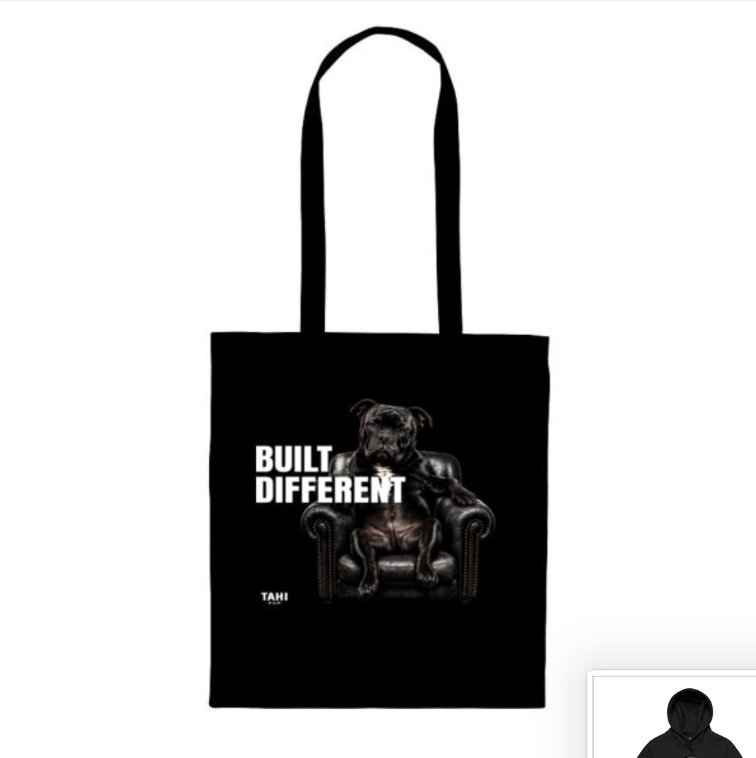 Built Different Armchair Cotton Tote Bag