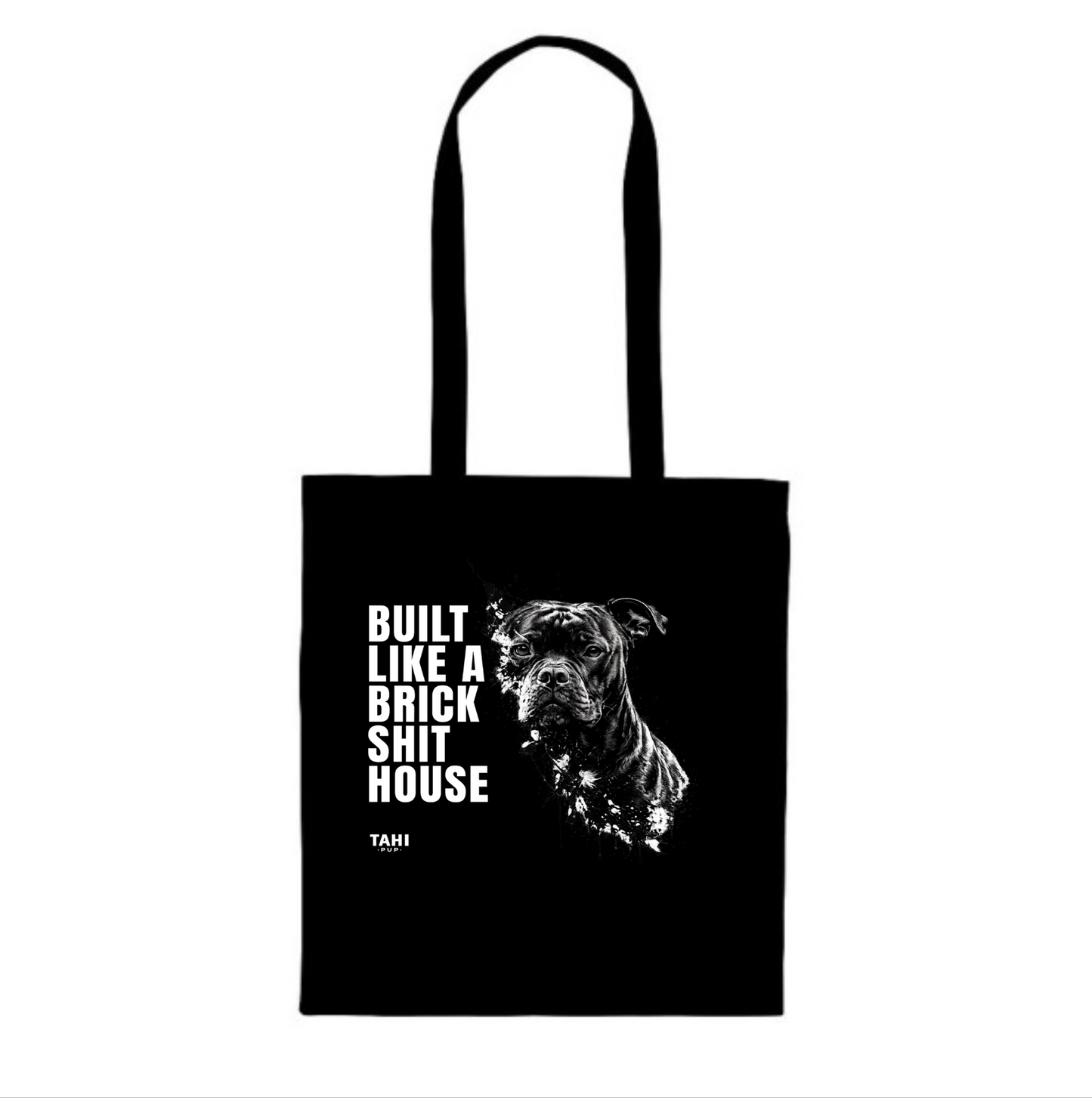 Built Like a Brick Shithouse Tank Cotton Tote Bag